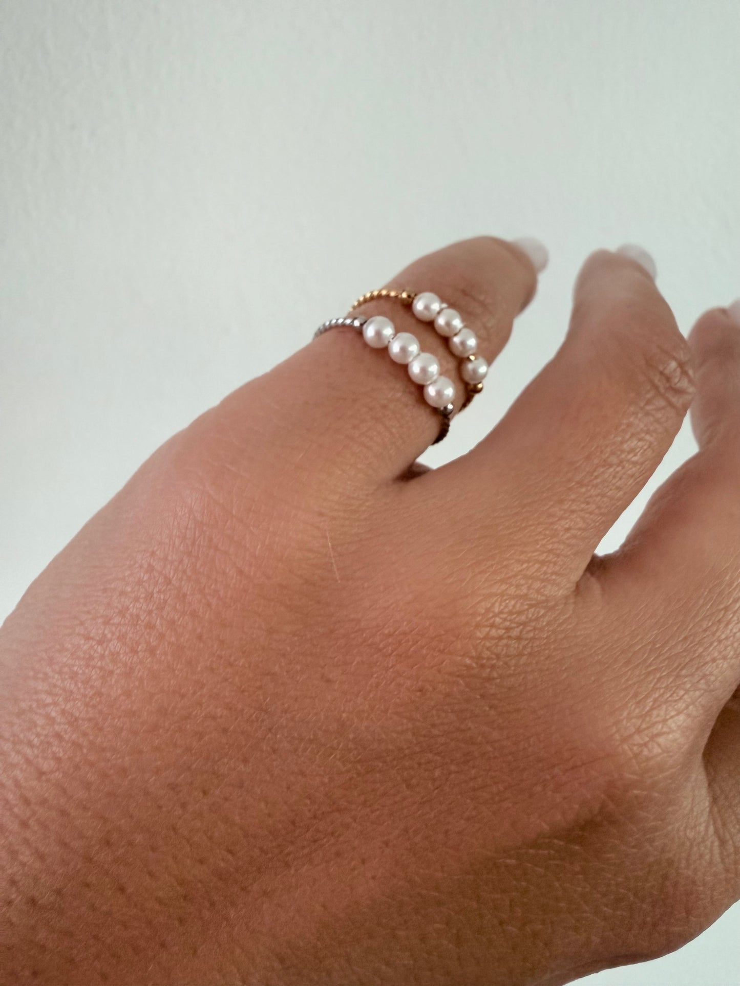 Pearl Open Ring