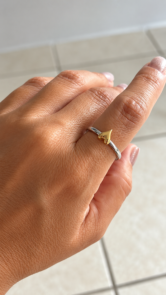 Gold Heart Ring