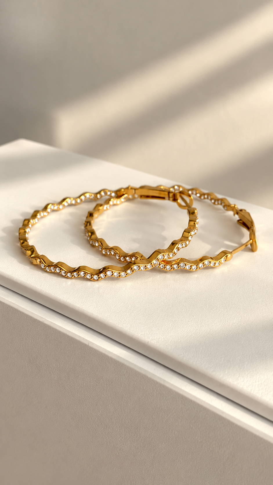 Golden Wave Earrings