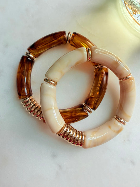 Latte Glow Duo Bracelet