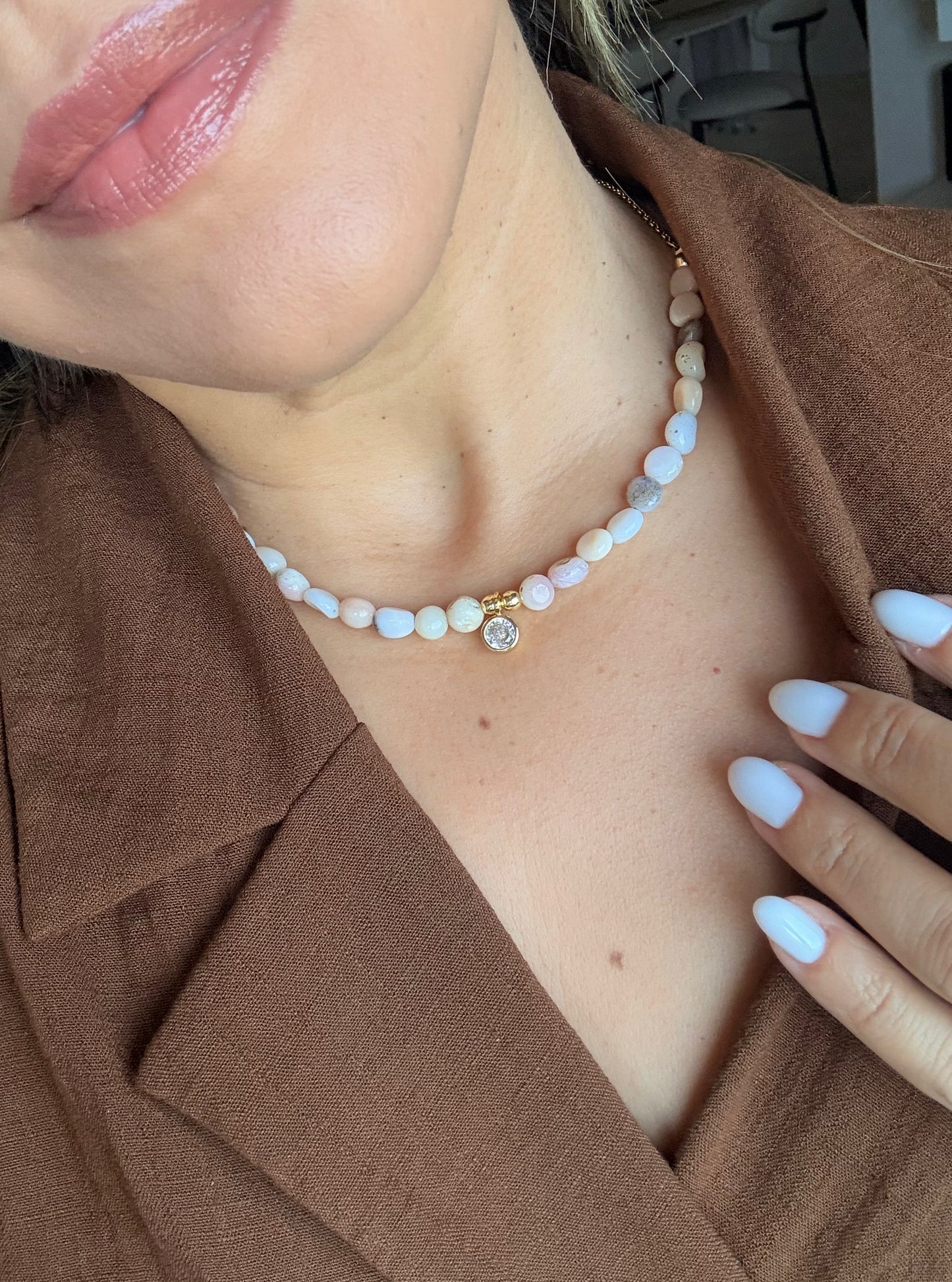 Blush Mosaic Necklace