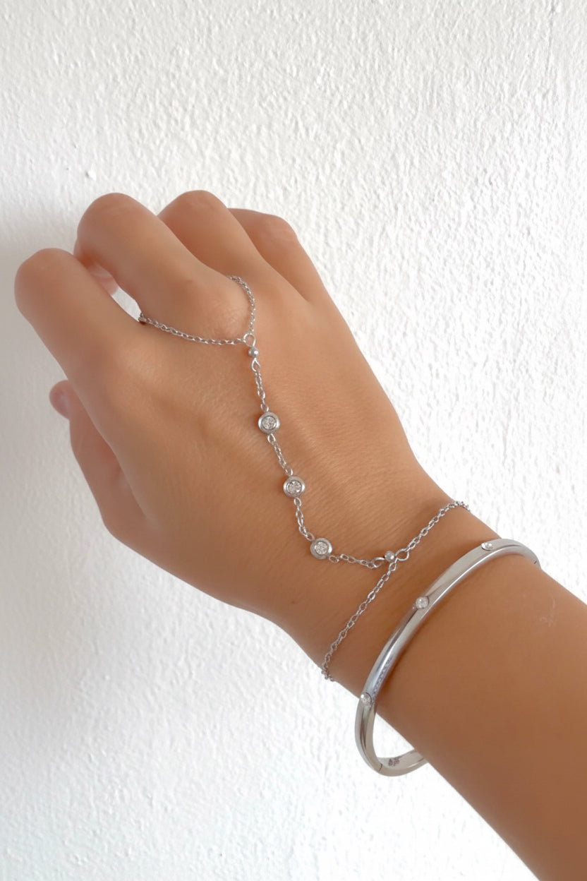 Silver Glow Bracelet