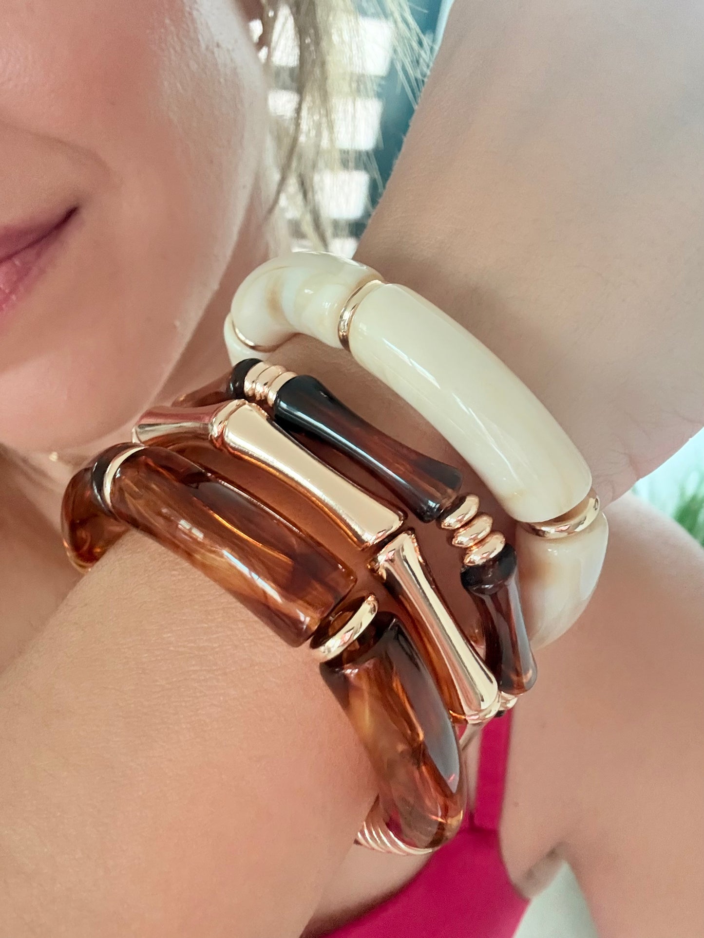 Latte Glow Duo Bracelet