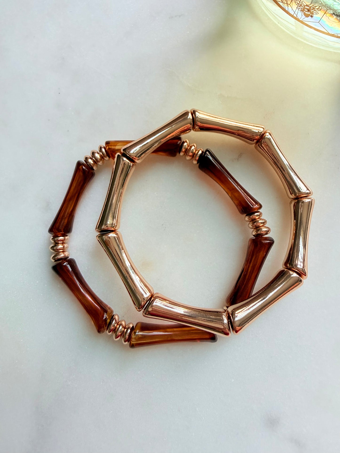 Coffee Glow Duo Bracelet