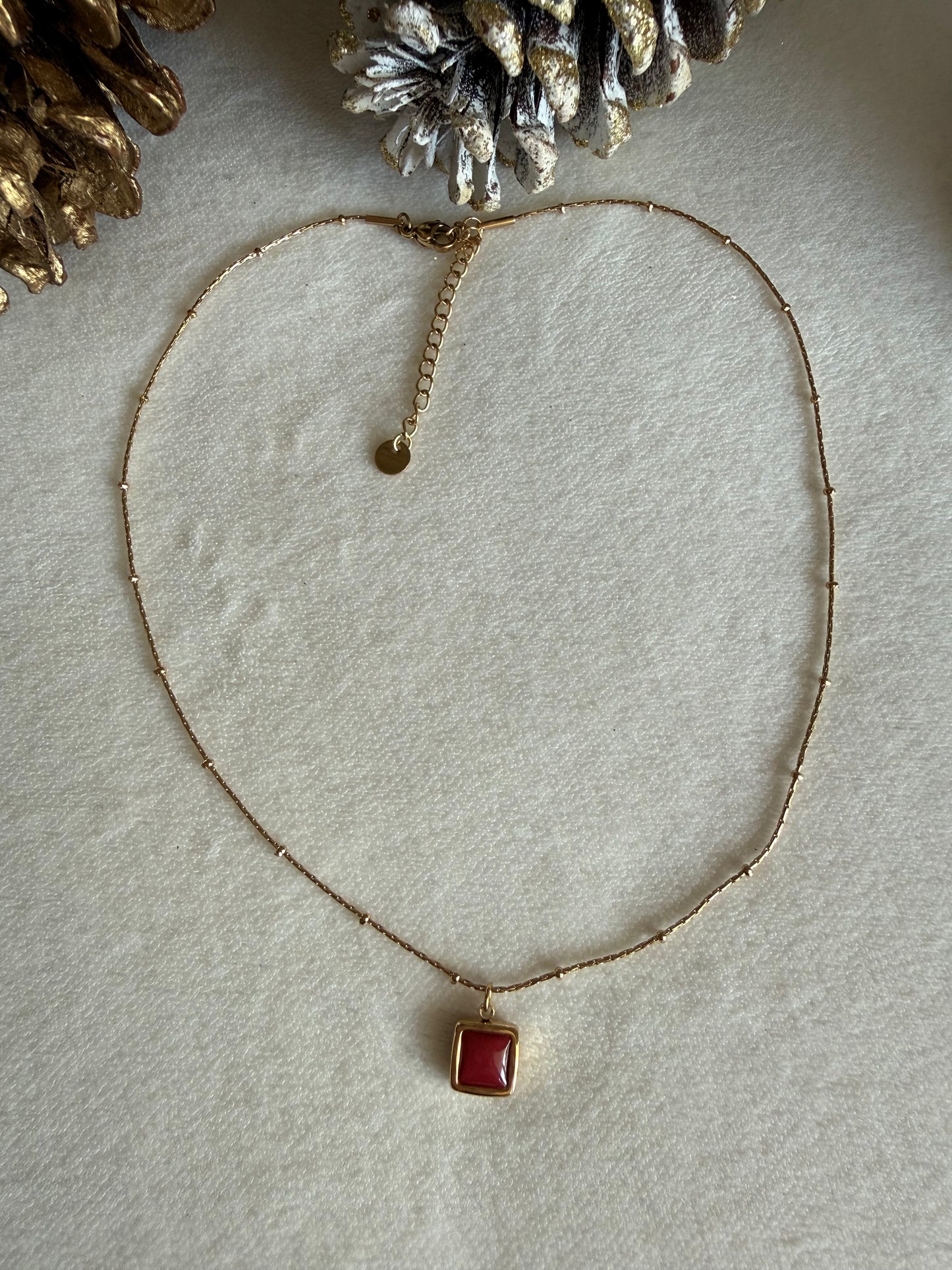 Red Tiny Necklace