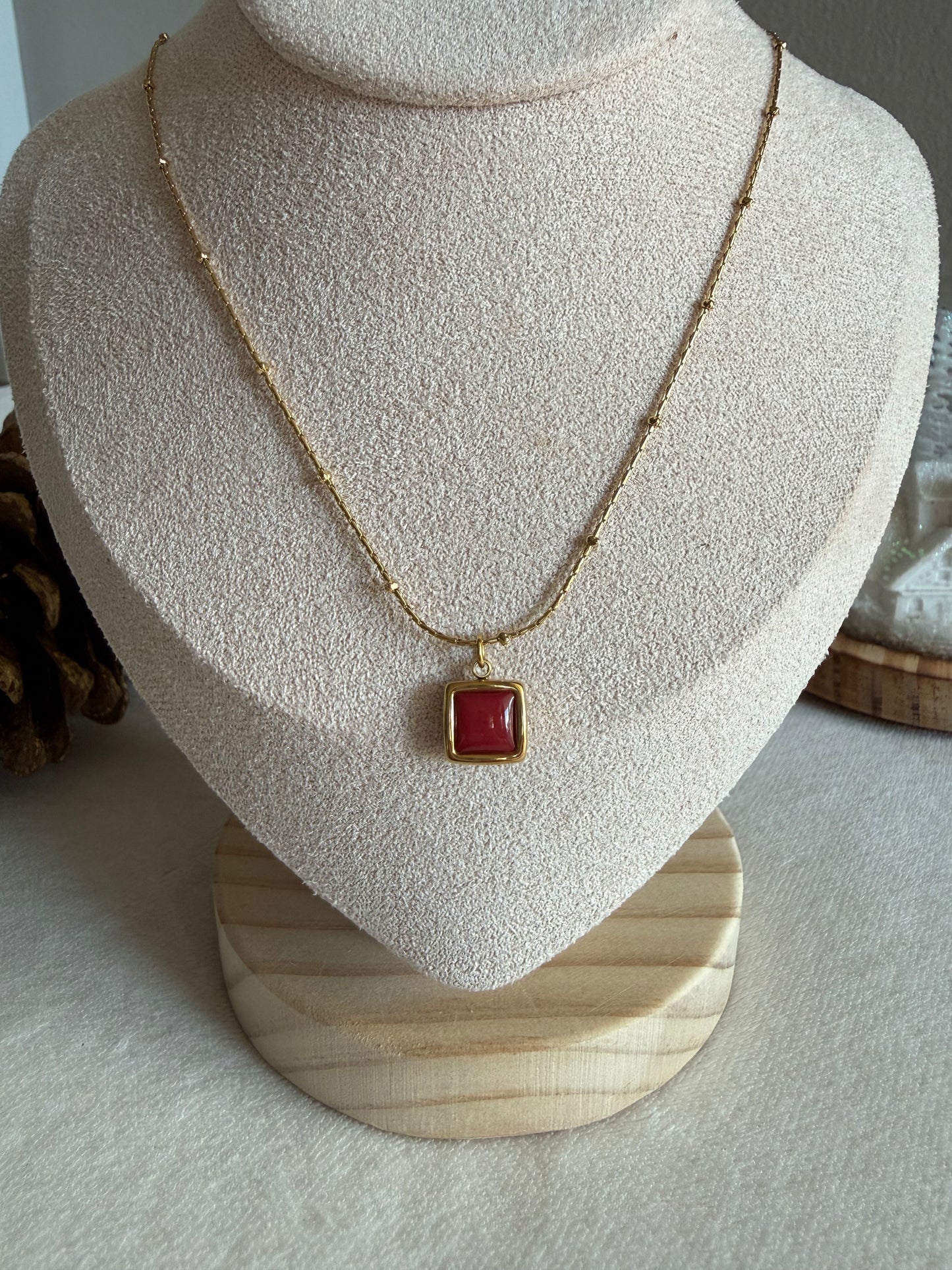 Red Tiny Necklace