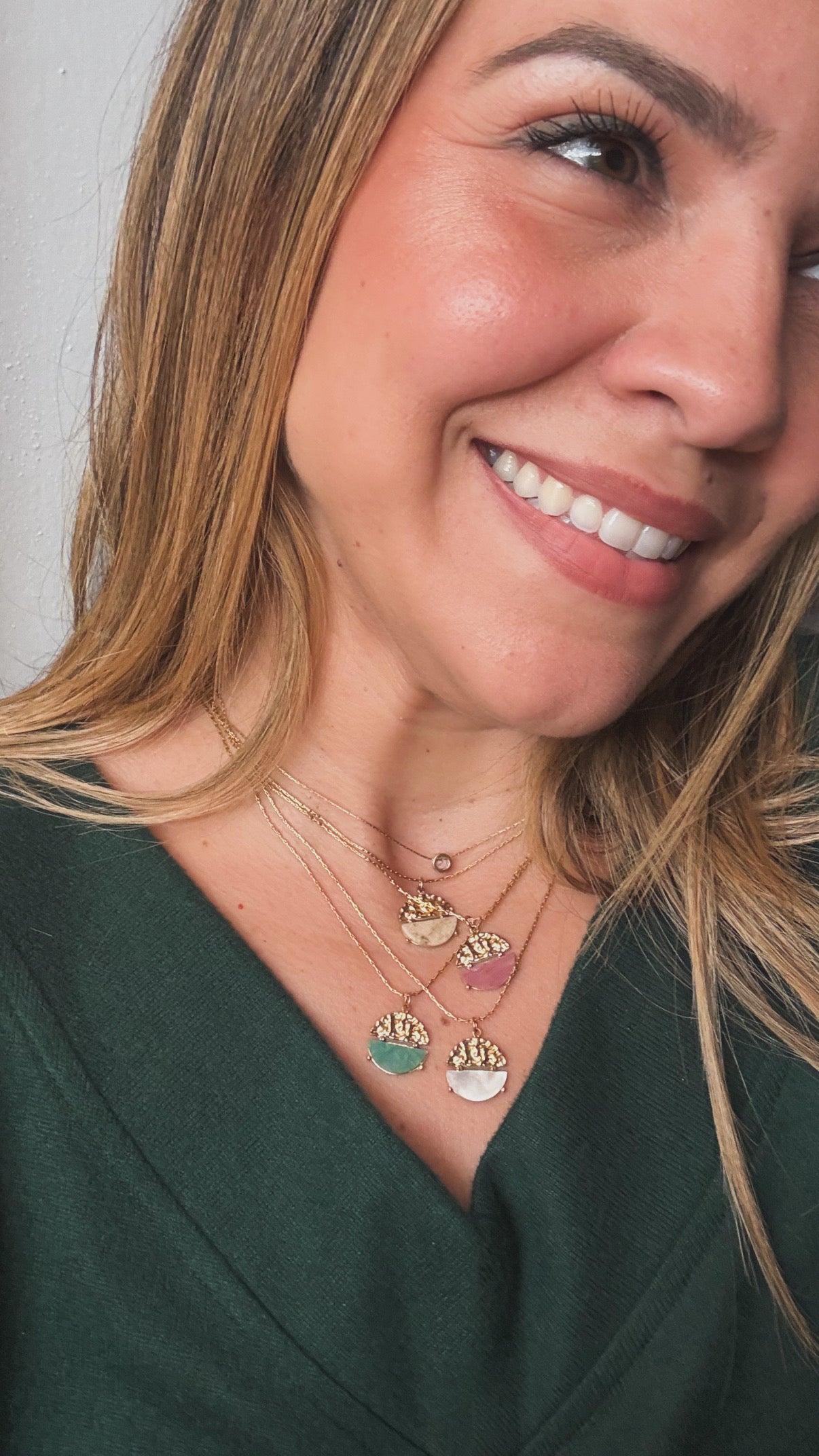 Nova Circle Steel Necklace