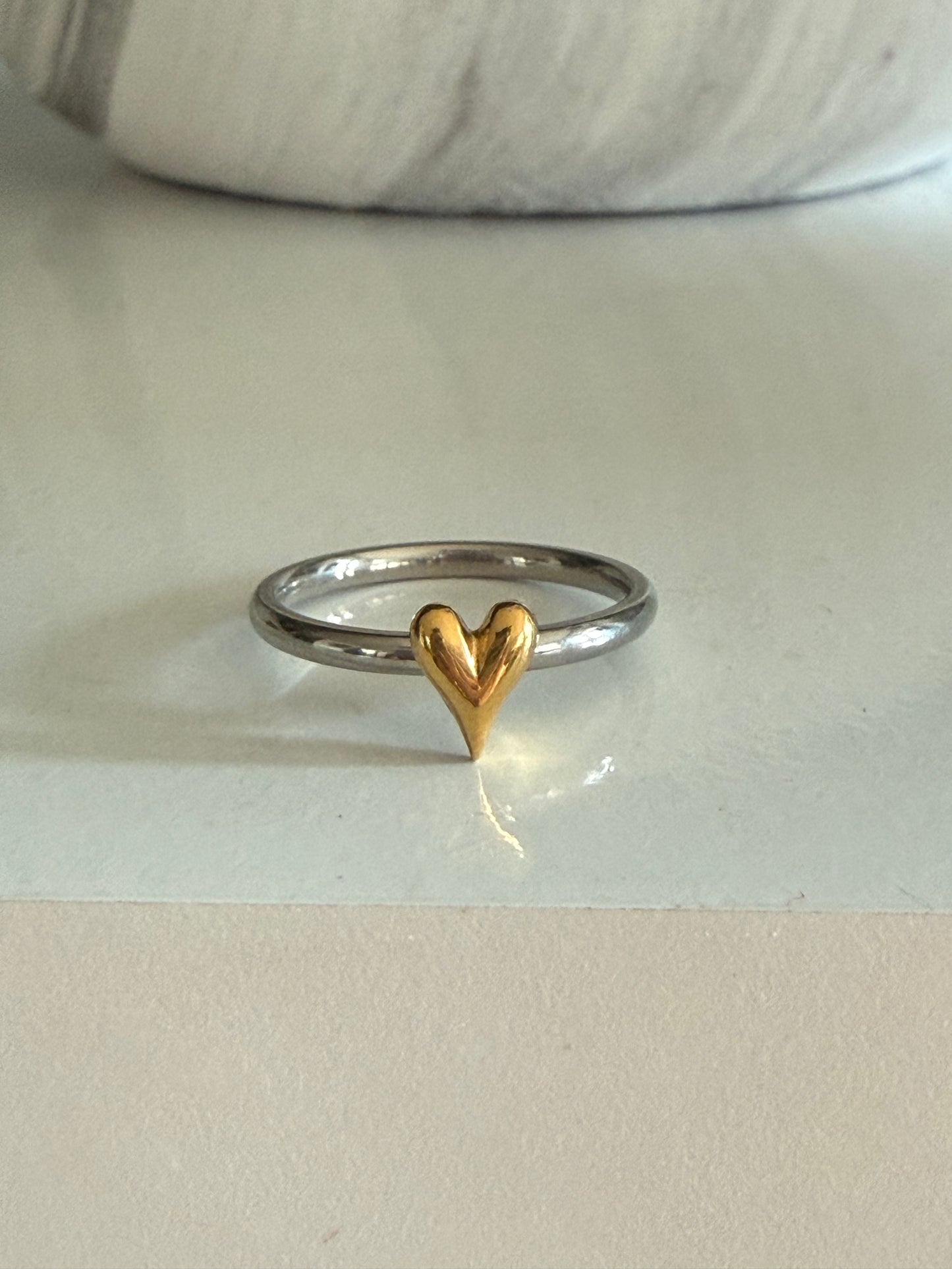 Gold Heart Ring