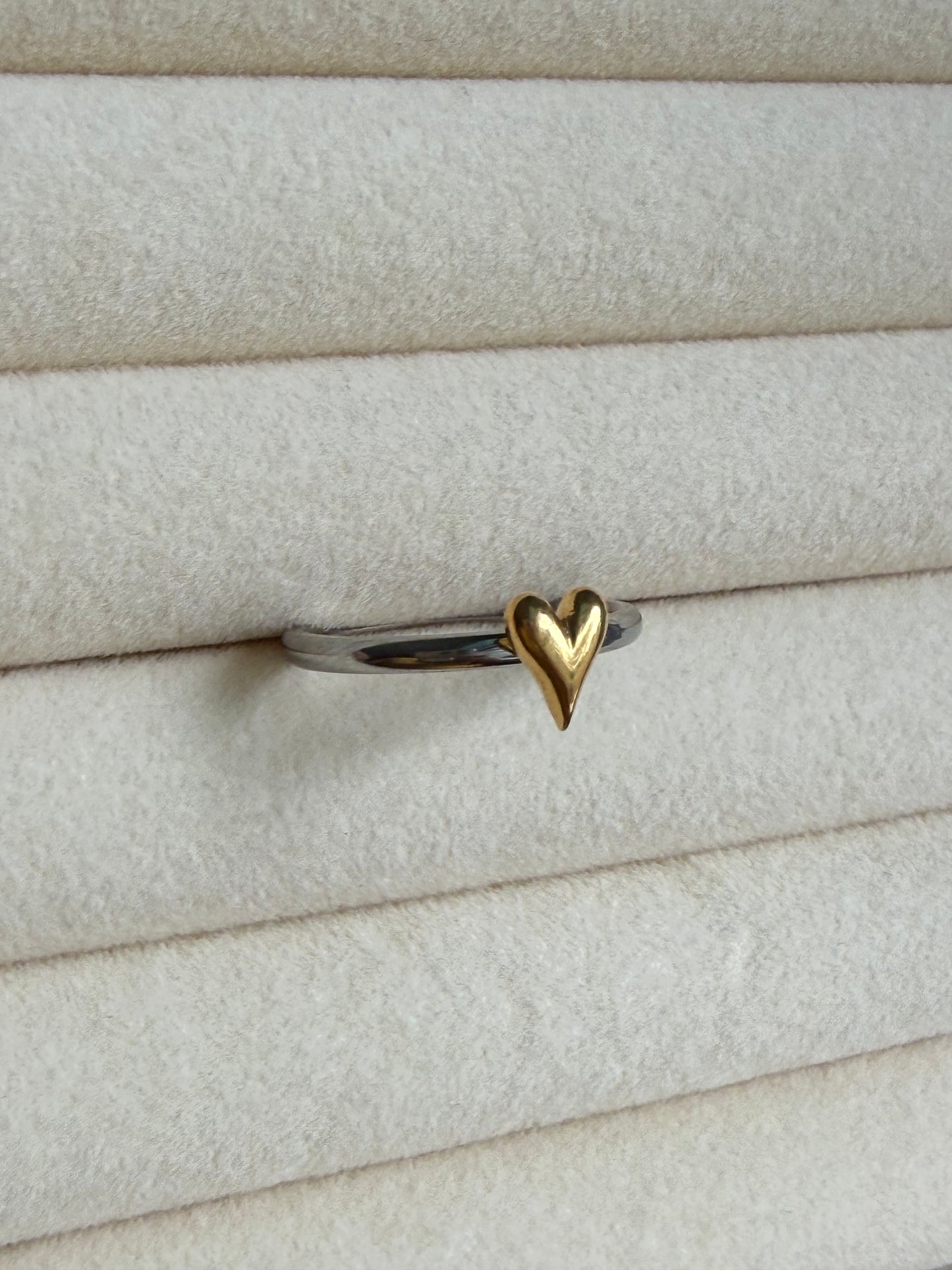 Gold Heart Ring