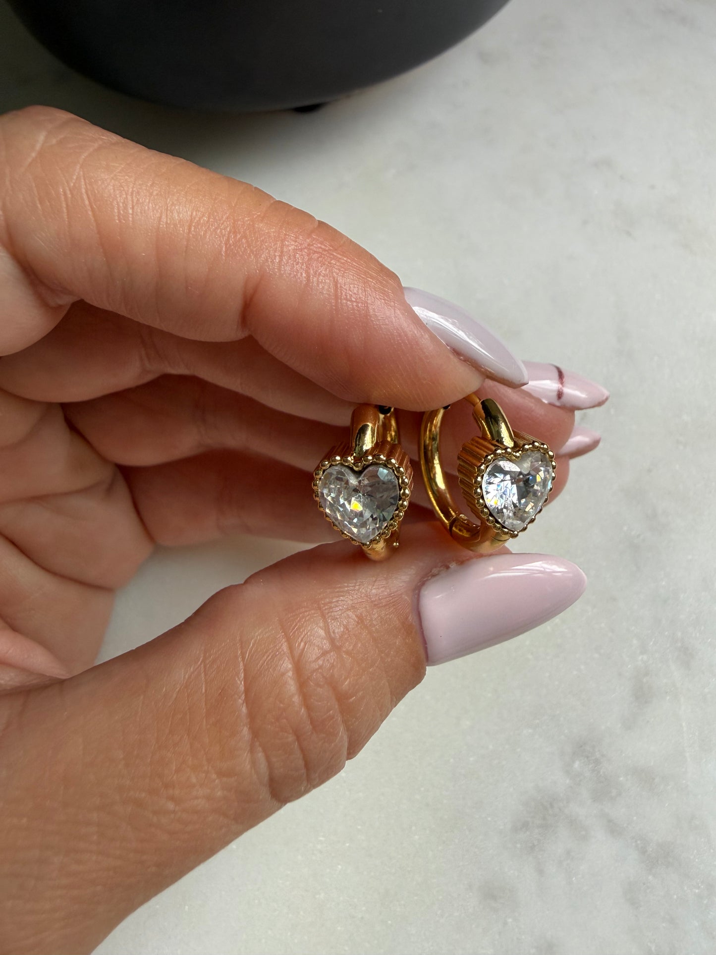 Shiny Hearts Earrings