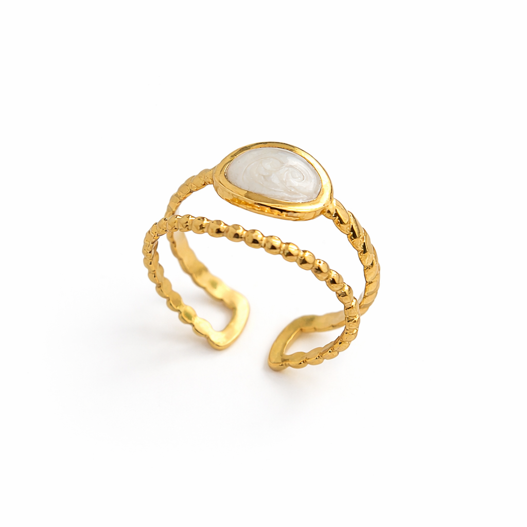 White Jupiter Ring