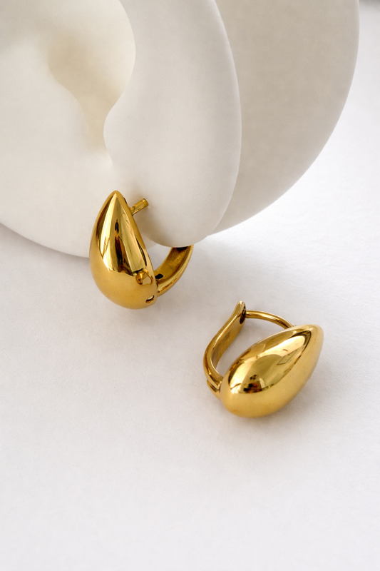 Melted Gold Earrings