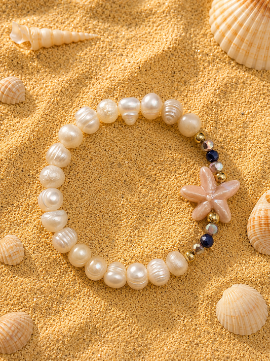 Lilac Starfish Bracelet