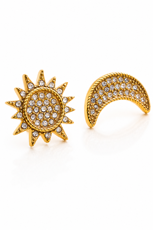 Sun & Moon Spark Studs