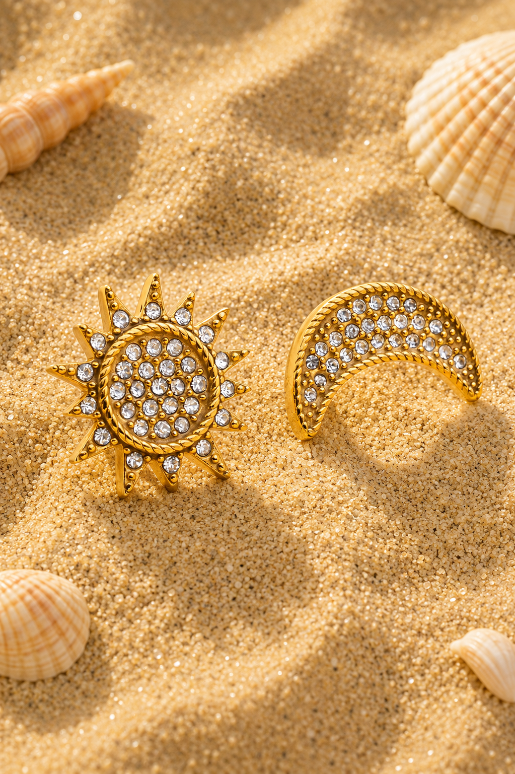 Sun & Moon Spark Studs