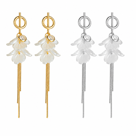 Ivory Bloom Earrings