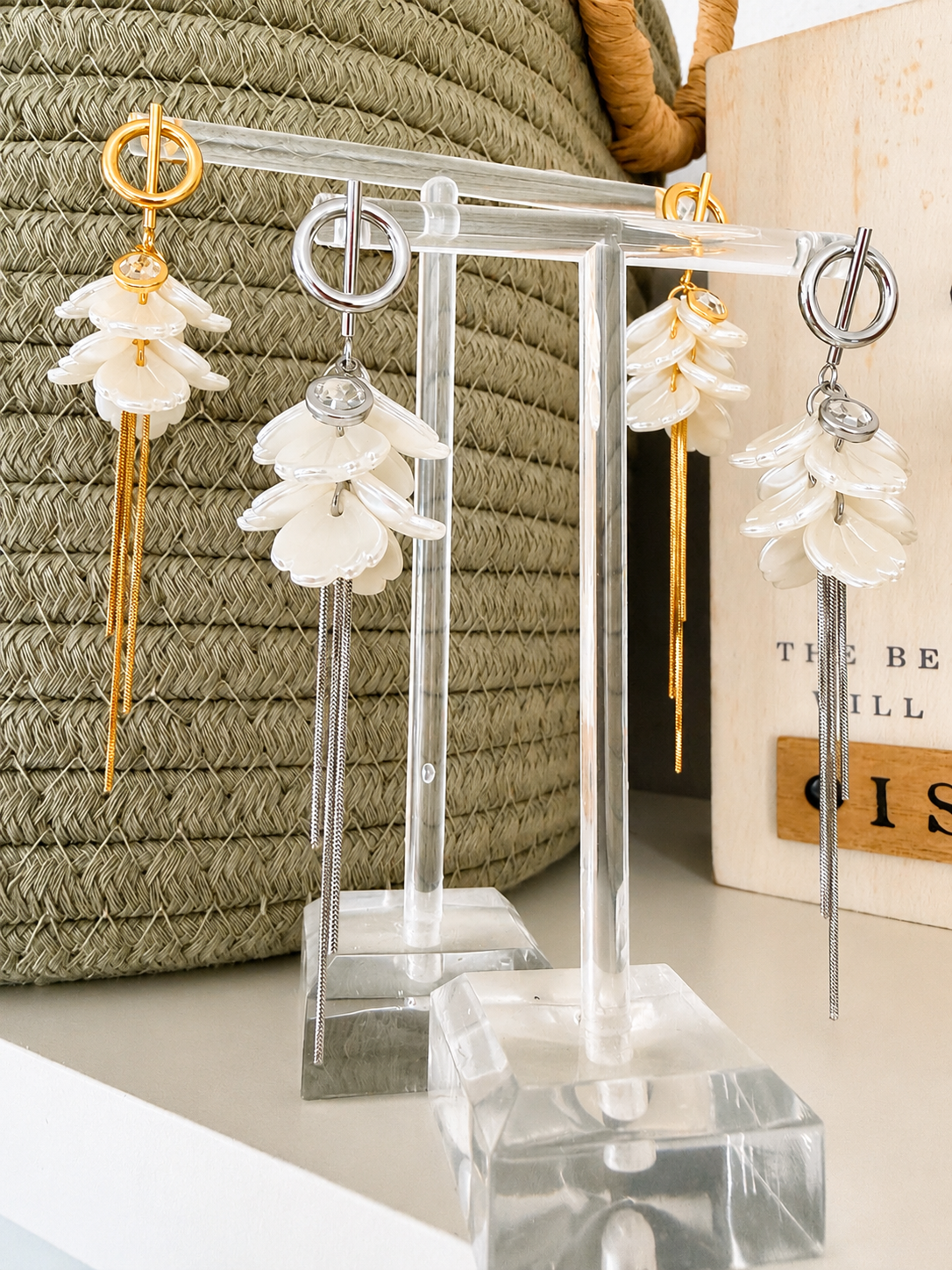 Ivory Bloom Earrings