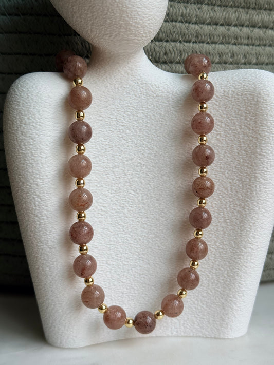 Blush Stone Necklace