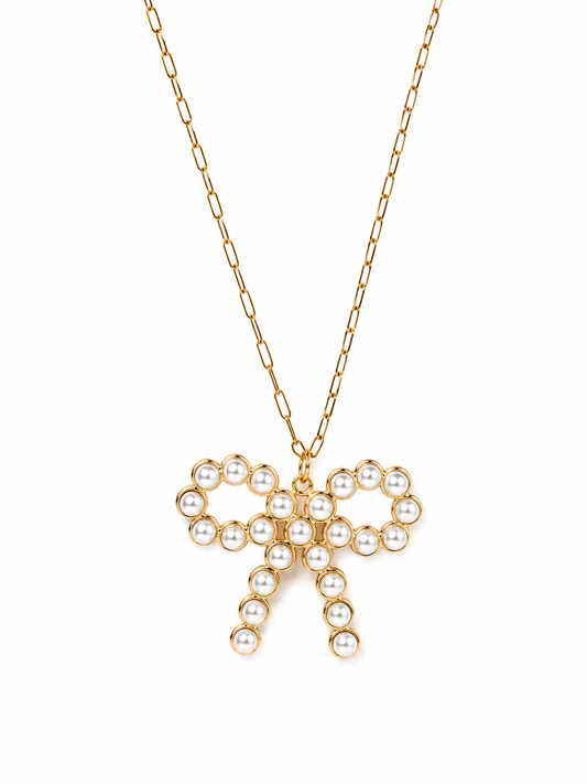 Elegant Bow Necklace