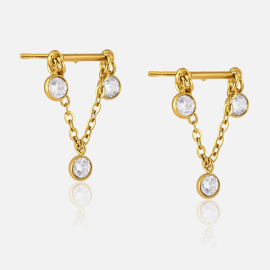 Trinity Drop Earring