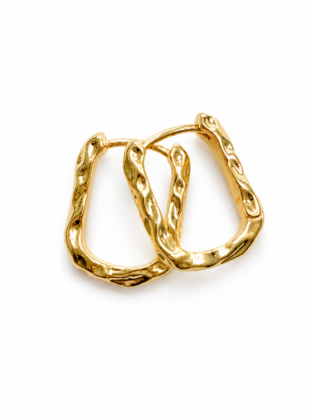 Sculpted Glow Hoops