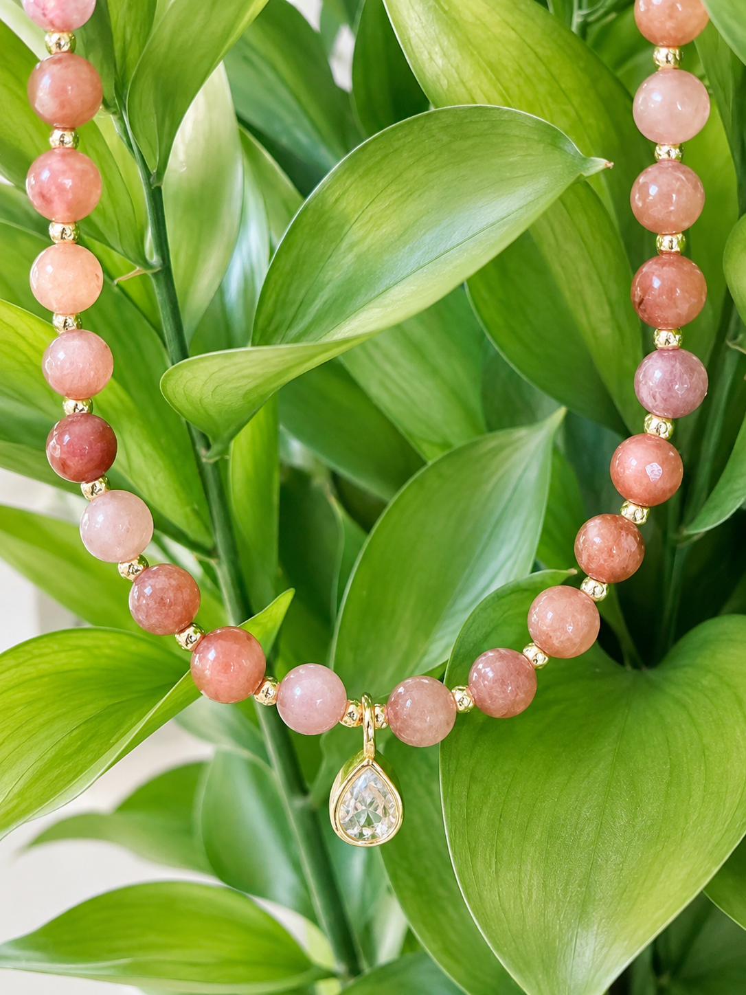 Nude Drop Necklace